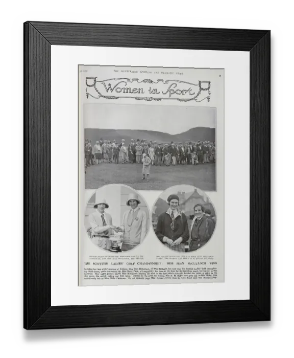 Framed Print : Ladies Golf Championship Framed Print : Ladies Golf Championship