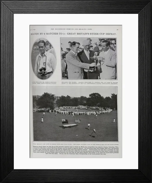 Framed Print : Bobby Jones