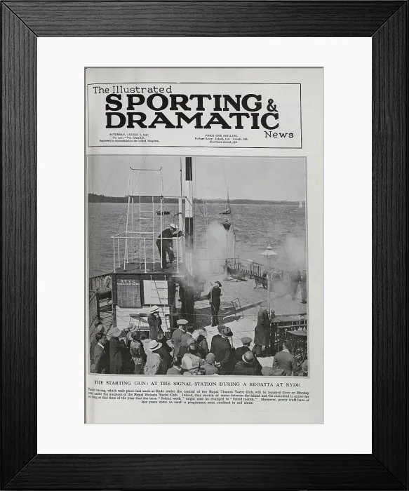 Framed Print : Regatta at Ryde Framed Print : Regatta at Ryde