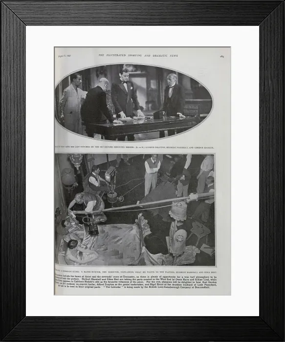 Framed Print : Filming at Elstree Studios Framed Print : Filming at Elstree Studios