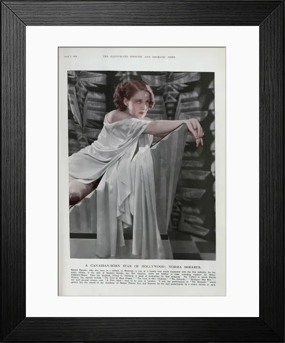 Framed Print : Norma Shearer Framed Print : Norma Shearer