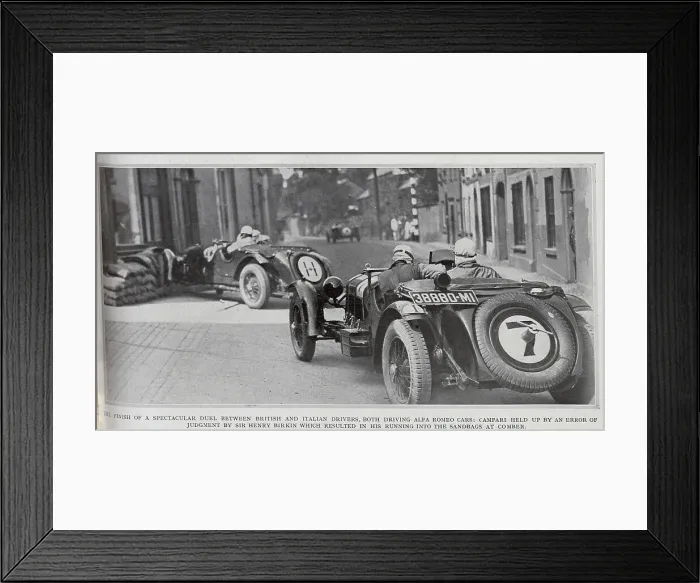 Framed Print : Alfa Romeo Racing Cars Framed Print : Alfa Romeo Racing Cars