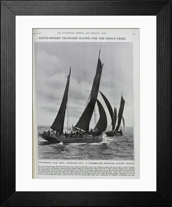 Framed Print : King George's Cup Yachts Framed Print : King George's Cup Yachts