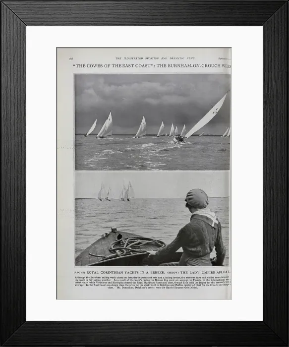 Framed Print : Female Sailing Umpire Framed Print : Female Sailing Umpire