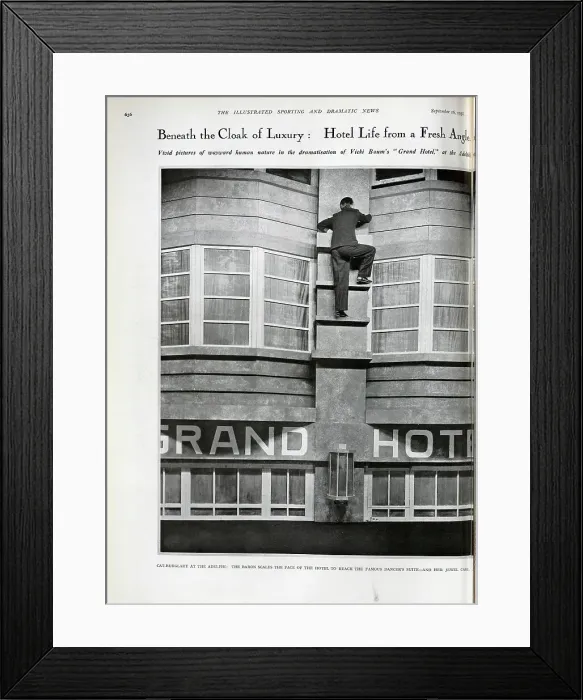 Framed Print : Grand Hotel Scene Framed Print : Grand Hotel Scene