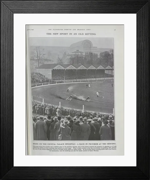 Framed Print : Crystal Palace Speedway Framed Print : Crystal Palace Speedway