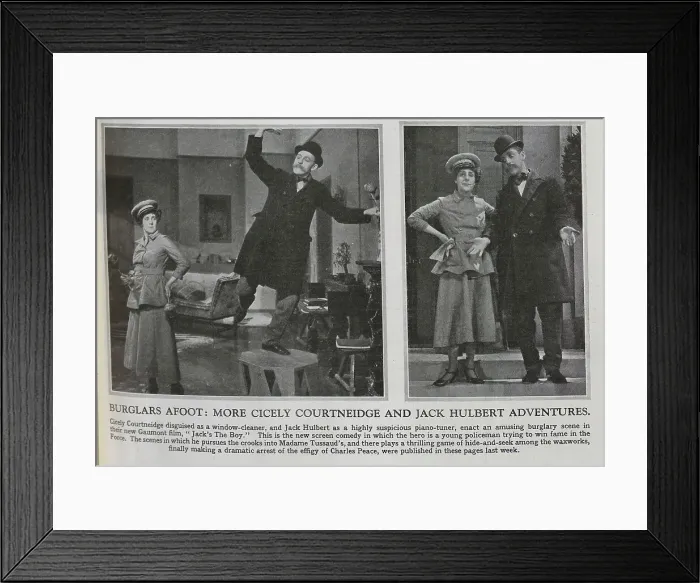 Framed Print : Cicely Courtneidge and Jack Hulbert Framed Print : Cicely Courtneidge and Jack Hulbert