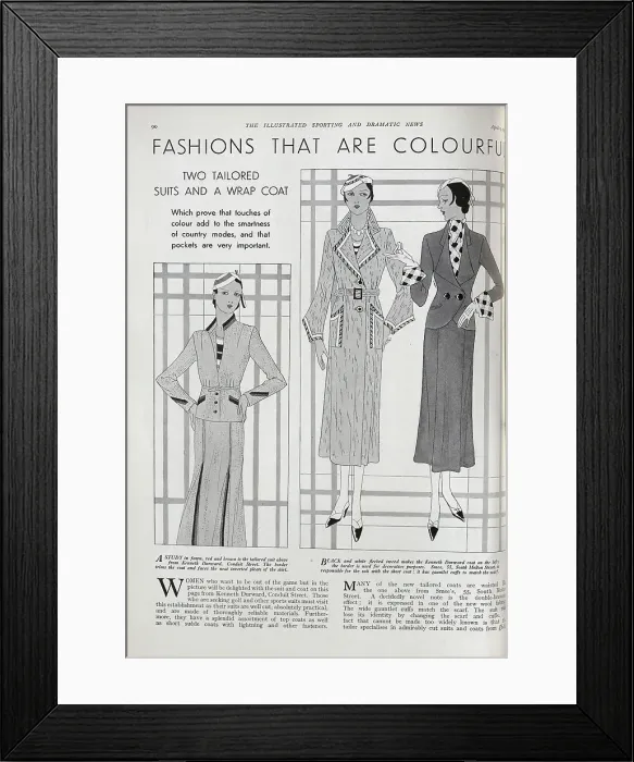 Framed Print : Promoting the Latest Fashions Framed Print : Promoting the Latest Fashions