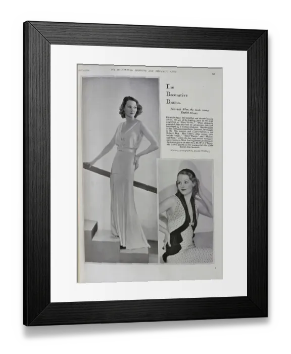Framed Print : Elizabeth Allan