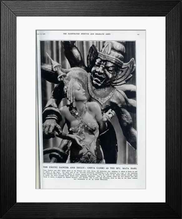Framed Print : Greta Garbo in Mata Hari Framed Print : Greta Garbo in Mata Hari