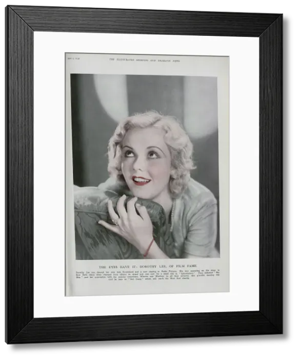 Framed Print : Dorothy Lee Framed Print : Dorothy Lee