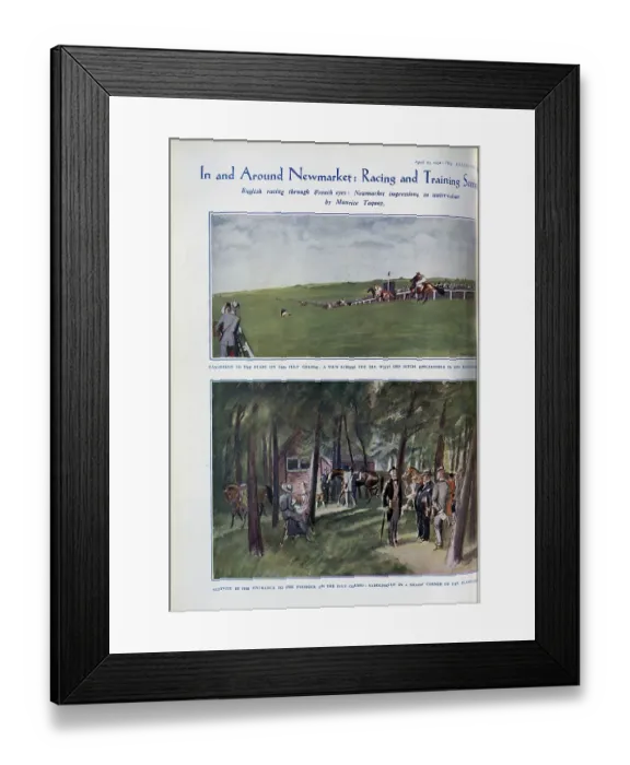 Framed Print : Newmarket Scenes Framed Print : Newmarket Scenes