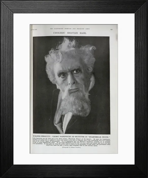 Framed Print : Cedric Hardwicke in Role Framed Print : Cedric Hardwicke in Role
