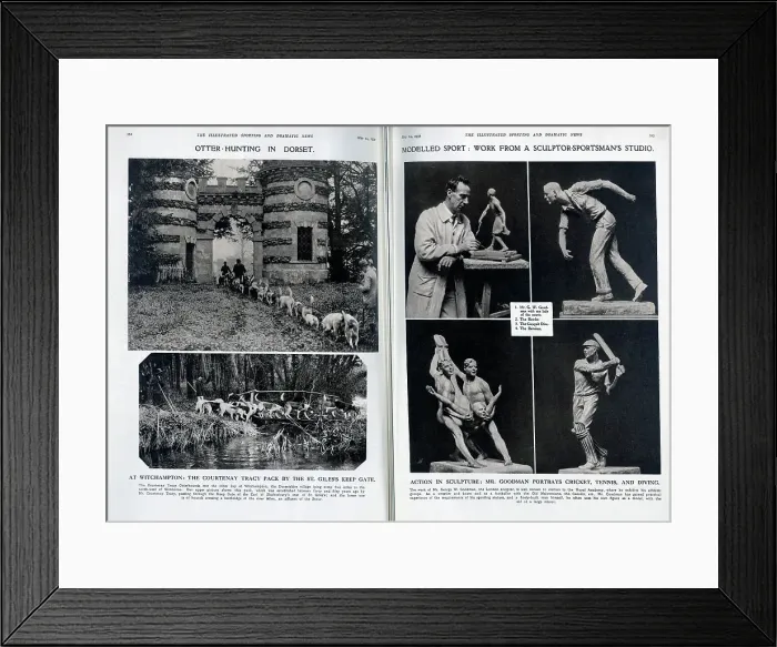 Framed Print : Otter Hunting in Dorset Framed Print : Otter Hunting in Dorset