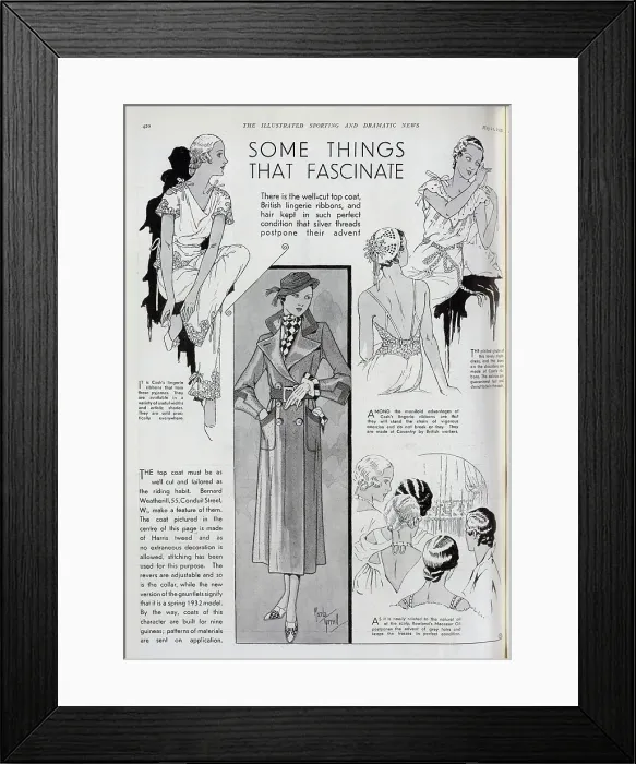 Framed Print : Women's Fashion Feature Framed Print : Women's Fashion Feature