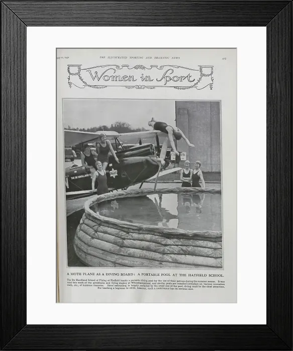 Framed Print : Diving Off a Bi-Plane Framed Print : Diving Off a Bi-Plane