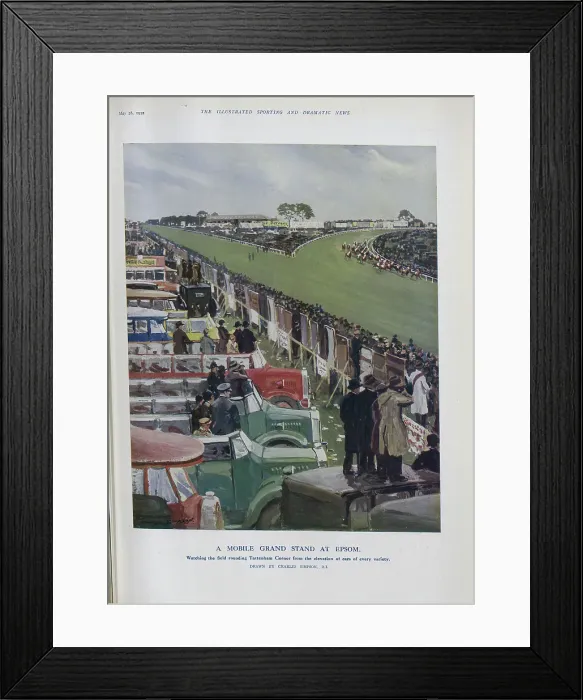 Framed Print : Epsom Racecourse Framed Print : Epsom Racecourse