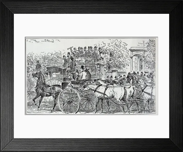 Framed Print : Epsom Traffic Jam Framed Print : Epsom Traffic Jam