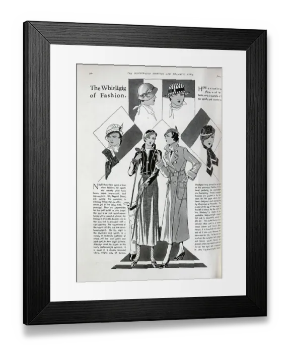 Framed Print : Fashion from Aquascutum and Woodrows Framed Print : Fashion from Aquascutum and Woodrows