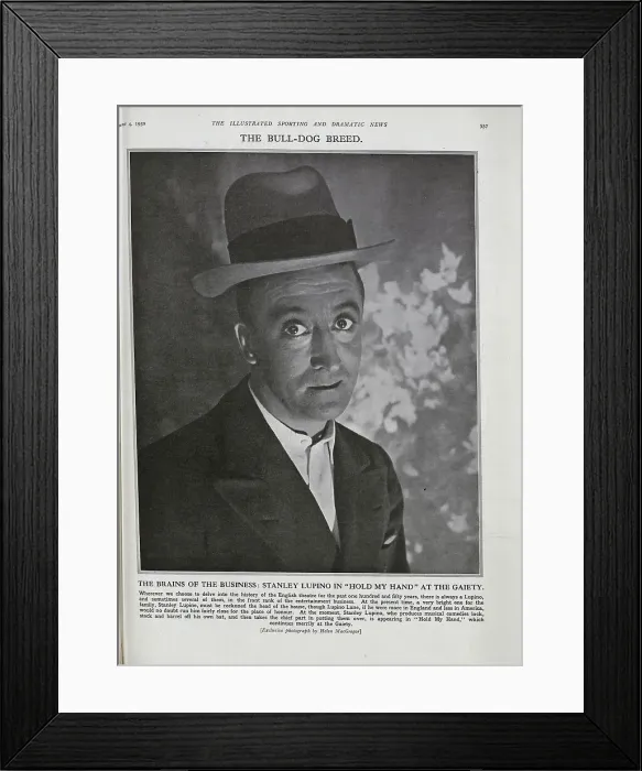 Framed Print : Stanley Lupino Framed Print : Stanley Lupino