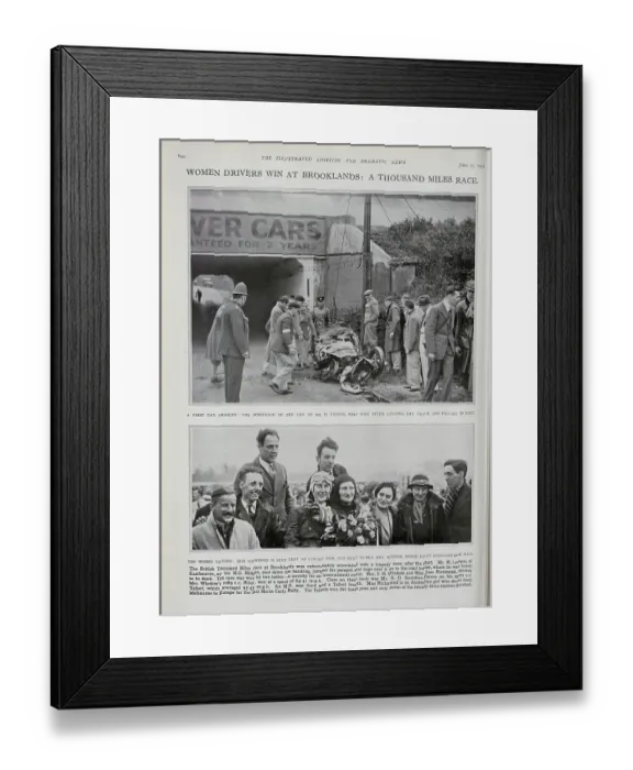 Framed Print : Brooklands Race Framed Print : Brooklands Race