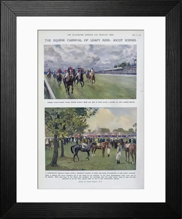 Framed Print : Ascot Scenes Framed Print : Ascot Scenes