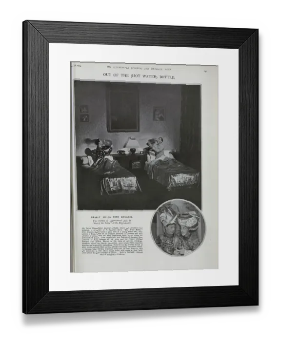 Framed Print : Musical Comedy Out of the Bottle Framed Print : Musical Comedy Out of the Bottle