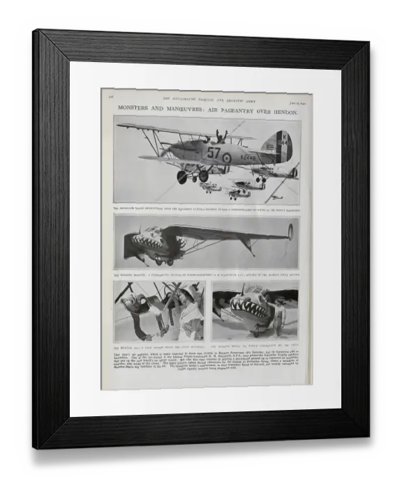 Framed Print : Hendon Aerodrome Pageant Framed Print : Hendon Aerodrome Pageant