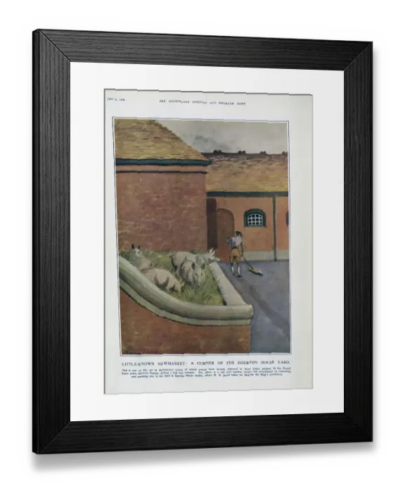 Framed Print : Newmarket Stables Framed Print : Newmarket Stables