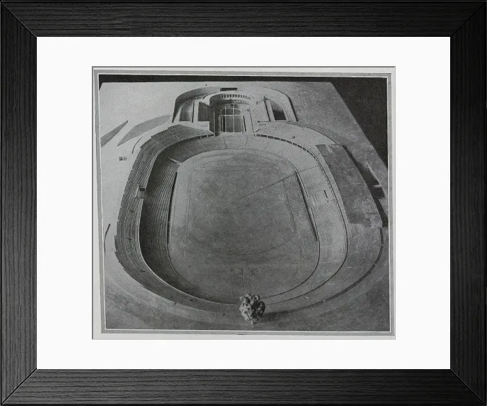 Framed Print : Berlin Olympic Stadium Model Framed Print : Berlin Olympic Stadium Model