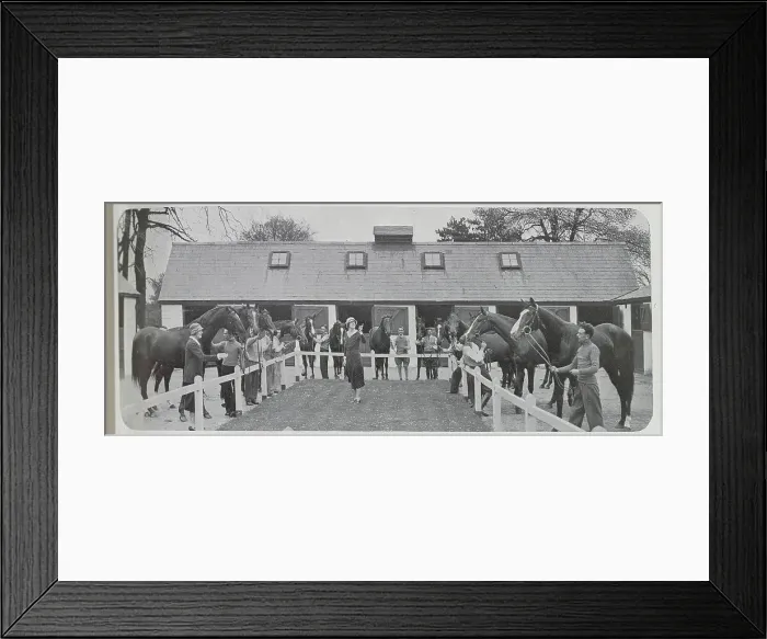 Framed Print : Camille Clifford at Stable Framed Print : Camille Clifford at Stable