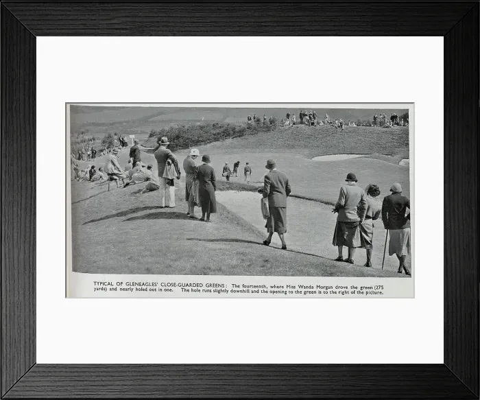 Framed Print : A Green at Gleneagles Framed Print : A Green at Gleneagles