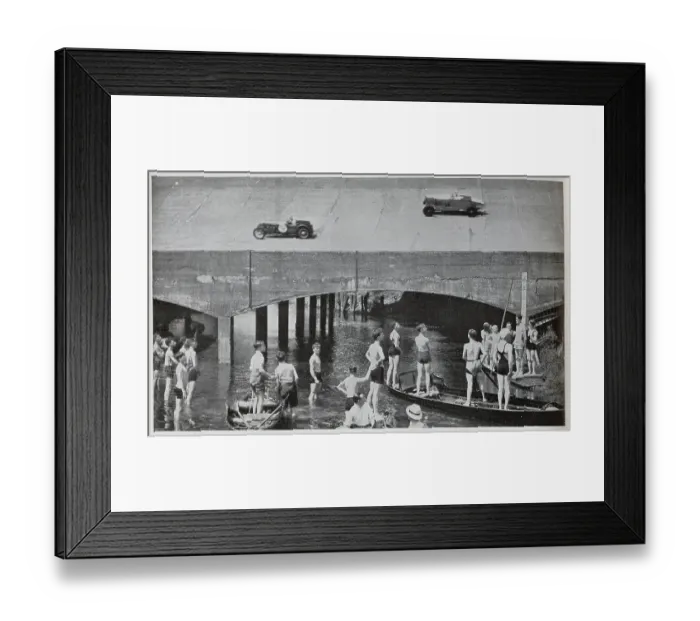 Framed Print : Watching Racing at Brooklands Framed Print : Watching Racing at Brooklands