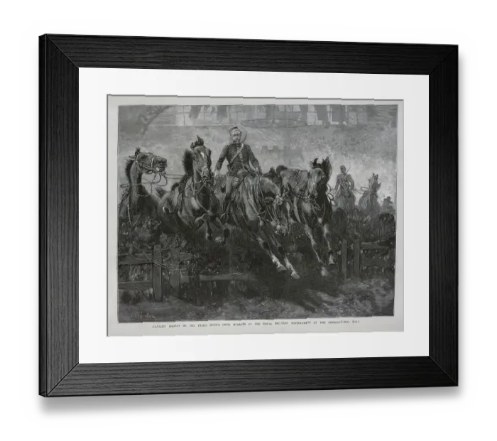Framed Print : Cavalry Display by the Third Hussars Framed Print : Cavalry Display by the Third Hussars
