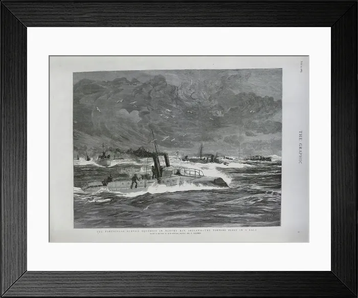 Framed Print : The Particular Service Squadron, Bantry Bay Framed Print : The Particular Service Squadron, Bantry Bay