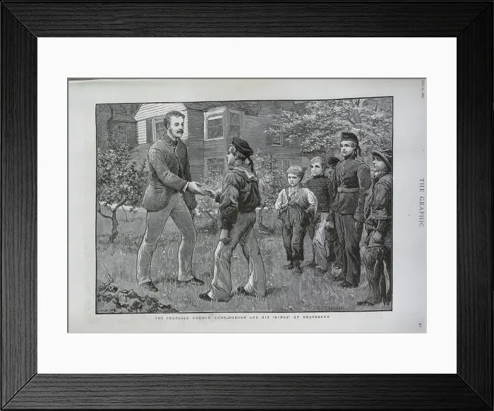 Framed Print : The Proposed Gordon Camp, Gravesend Framed Print : The Proposed Gordon Camp, Gravesend