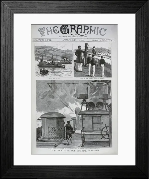 Framed Print : The Particular Service Squadron in Ireland Framed Print : The Particular Service Squadron in Ireland