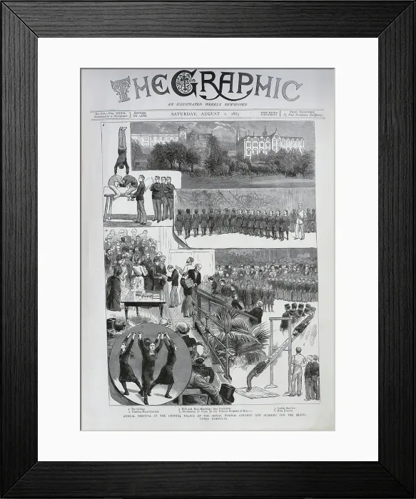 Framed Print : Annual Festival at College for the Blind, Norwood Framed Print : Annual Festival at College for the Blind, Norwood