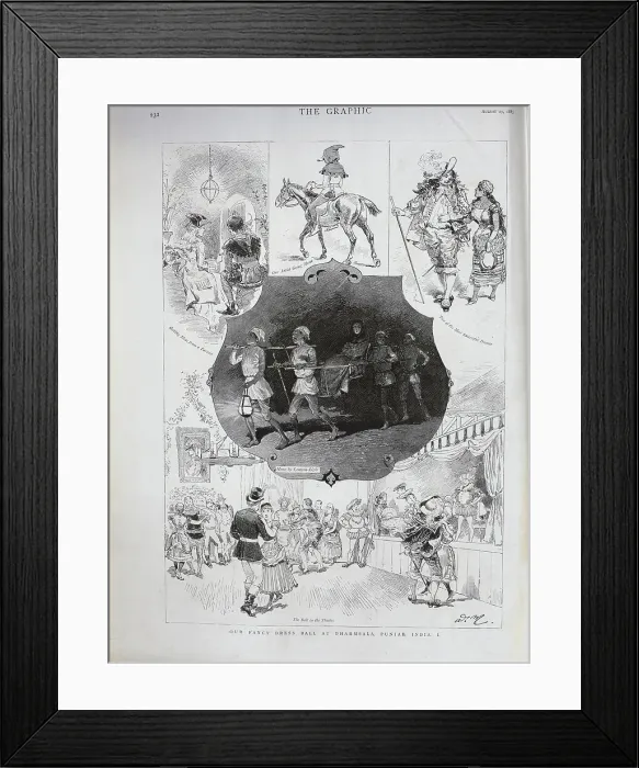 Framed Print : Fancy Dress Ball at Dharmsala, Punjab, India Framed Print : Fancy Dress Ball at Dharmsala, Punjab, India