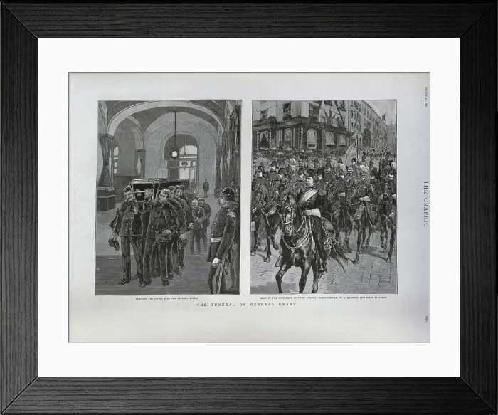 Framed Print : The Funeral of General Ulysses S. Grant Framed Print : The Funeral of General Ulysses S. Grant