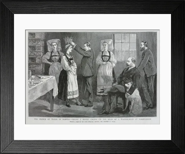 Framed Print : The Prince of Wales and Bridal Crown, Norway Framed Print : The Prince of Wales and Bridal Crown, Norway