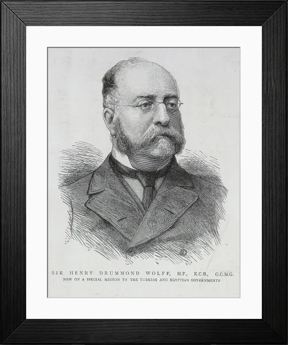 Framed Print : Sir Henry Drummond Wolff, MP Framed Print : Sir Henry Drummond Wolff, MP