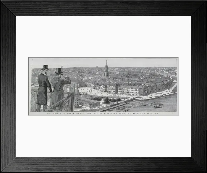 Framed Print : The Prince of Wales visits Stockholm Framed Print : The Prince of Wales visits Stockholm