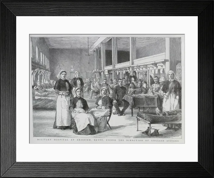 Framed Print : Military Hospital at Abassieh, Egypt Framed Print : Military Hospital at Abassieh, Egypt