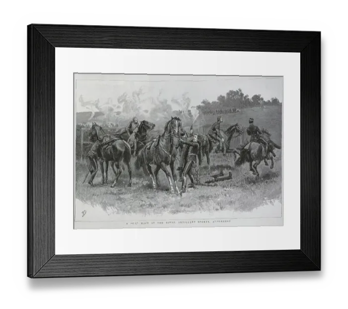 Framed Print : A V. C. Race, Royal Artillery Sports, Aldershot Framed Print : A V. C. Race, Royal Artillery Sports, Aldershot