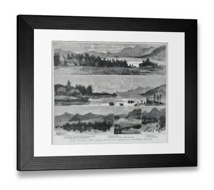 Framed Print : Lake George, New York State Framed Print : Lake George, New York State