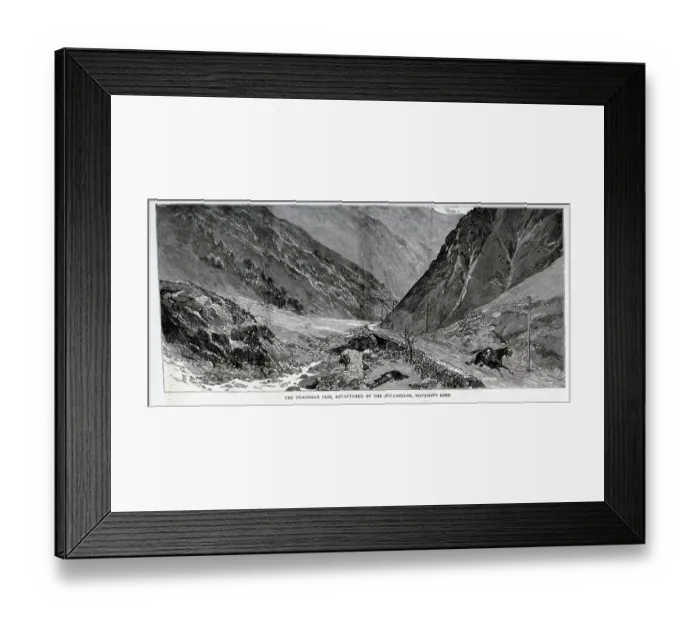 Framed Print : Dragoman Pass re-captured, Serbo-Bulgarian War Framed Print : Dragoman Pass re-captured, Serbo-Bulgarian War