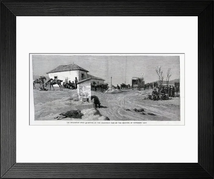 Framed Print : Bulgarian HQ, Dragoman Pass Framed Print : Bulgarian HQ, Dragoman Pass