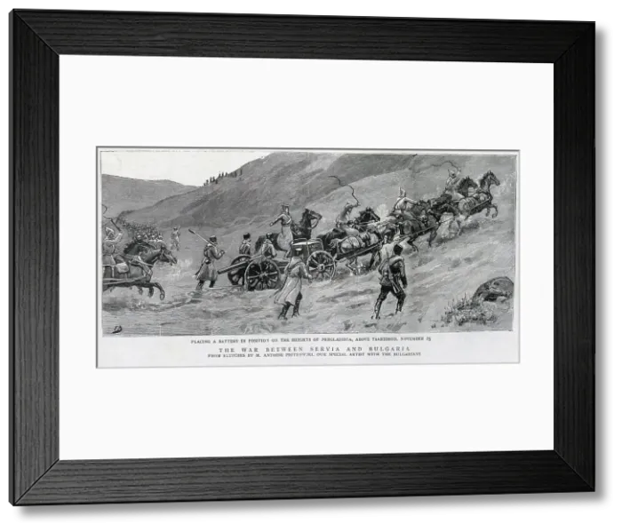 Framed Print : War Preparations, Serbo-Bulgarian War Framed Print : War Preparations, Serbo-Bulgarian War