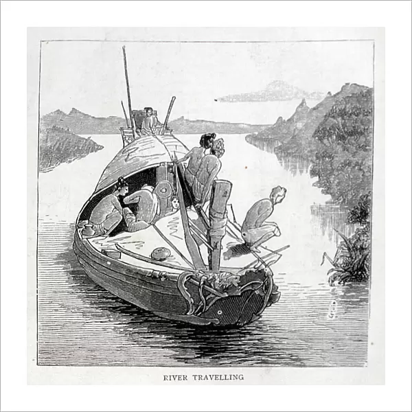 Riverboat, Rangoon, Burma